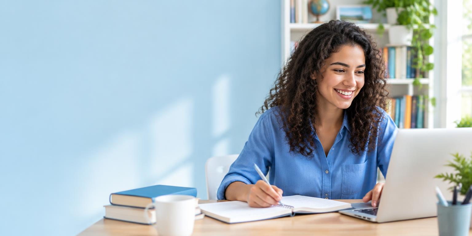 International students learning online